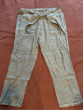American Eagle Outfitters Light Olive Utility Cargo Pants